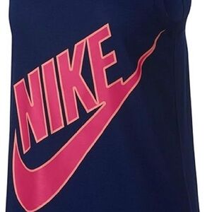 Nike Blue and Pink Tank Top